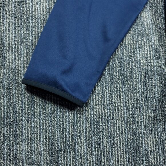 Nike Mens L Dri Fit Blue Pullover Qtr 1/4 Zip Dry Fit Sweater Martell Cognac NWT - Picture 9 of 16